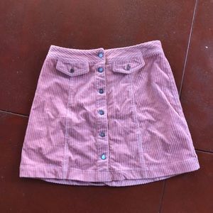 EUC H&M a-line pink miniskirt